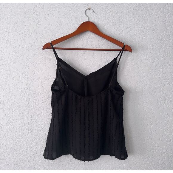 Intimately by Free People Black Spaghetti Strap Cropped Tank Size Medium - Picture 3 of 5